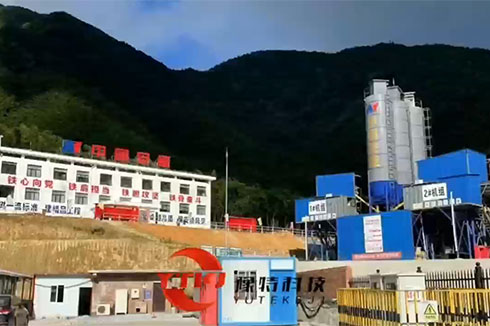 豫特科技助力安能集團(tuán)水電站重點(diǎn)項(xiàng)目，機(jī)制砂生產(chǎn)線。